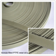 PTFE Brown Sheet / Wear Strip mit speziellem Design